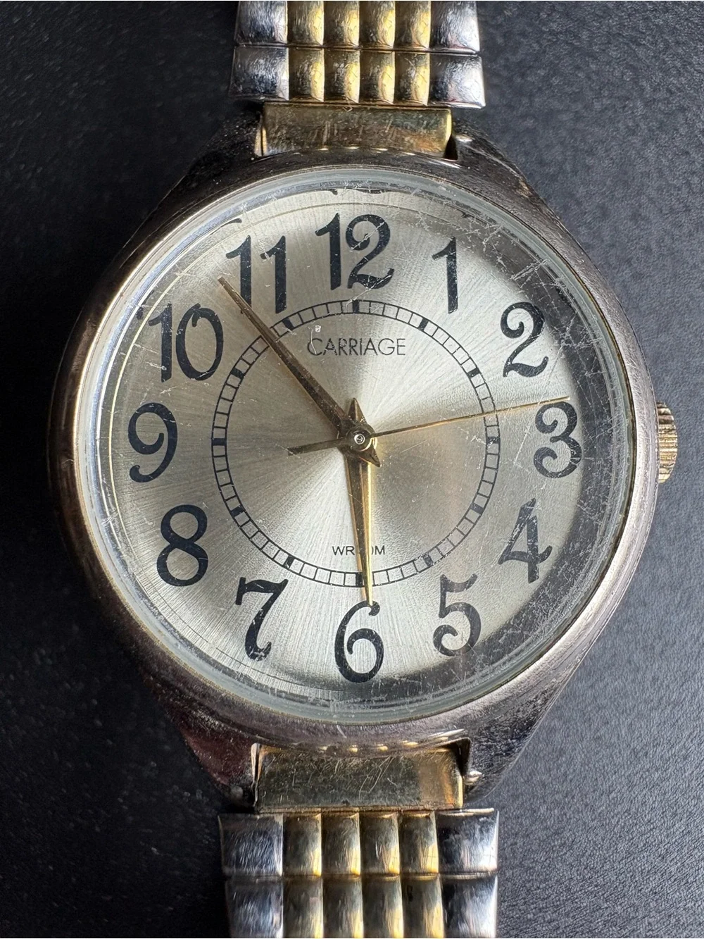 Carriage Women’s Two-Tone Watch - Gold & Silver Dial